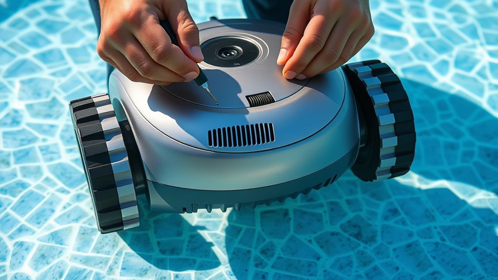 robotic pool cleaner upkeep