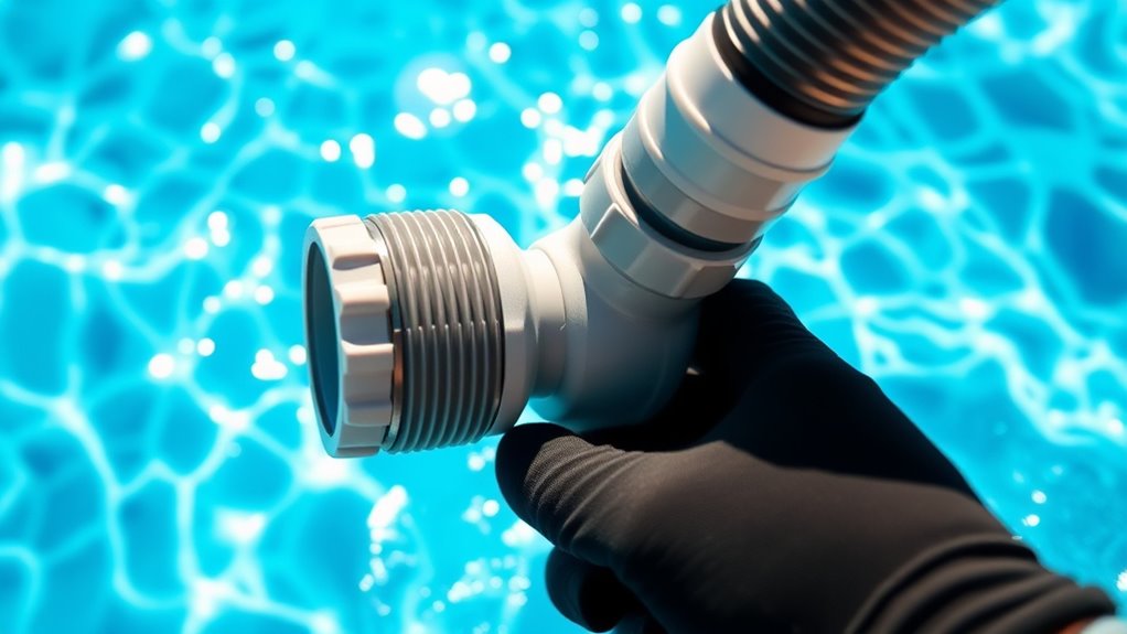 secure hose connection tightly