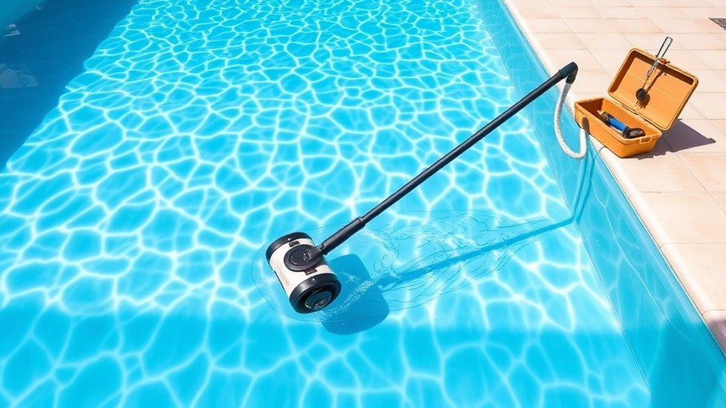 simple low maintenance pool cleaning