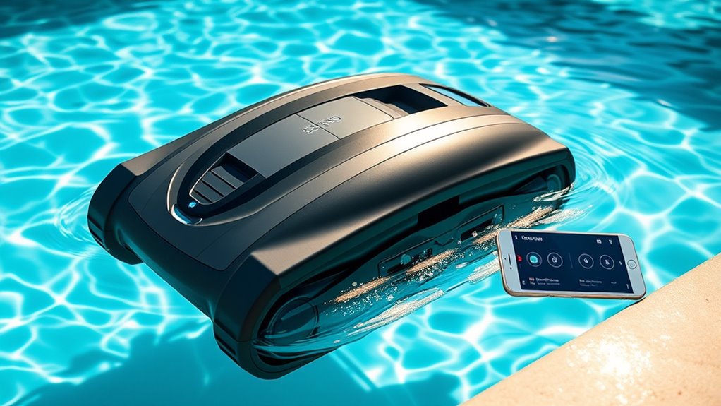 smart app controlled pool cleaners
