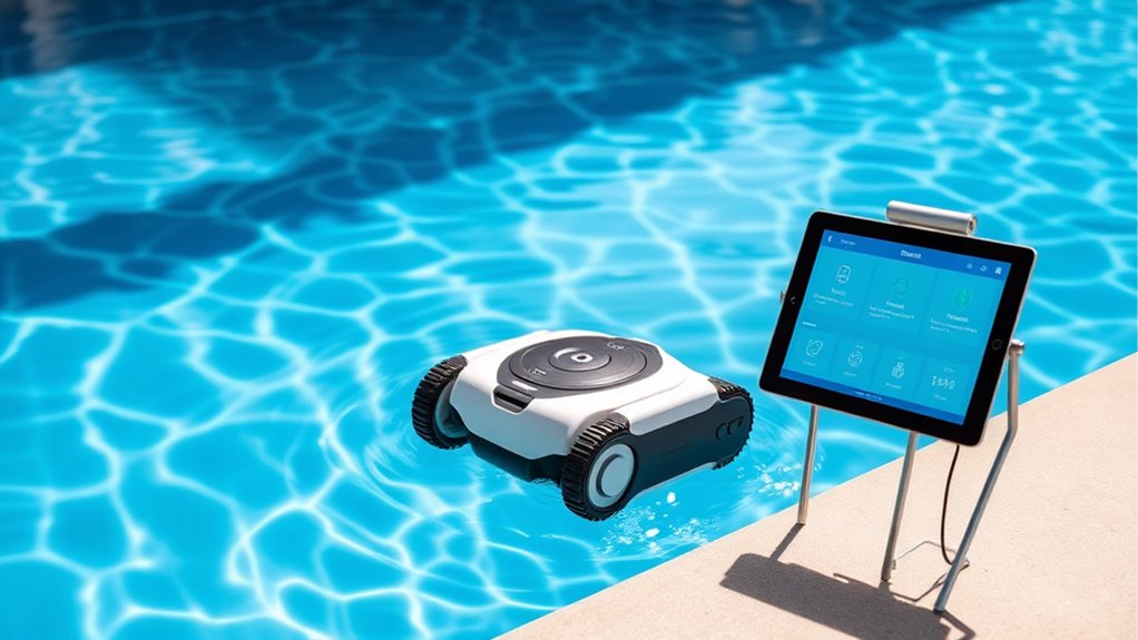 smart pool cleaning control