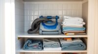 store pool cleaner properly