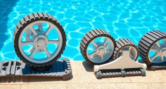 top pool cleaner wheels