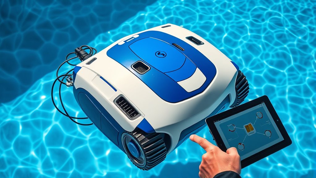 troubleshoot robotic cleaner issues