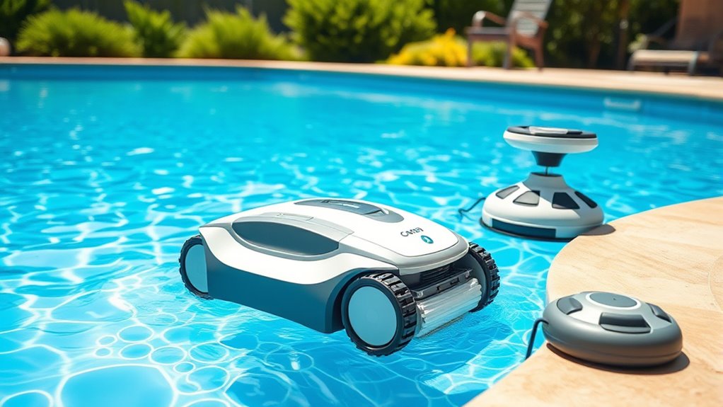 types of pool cleaning devices