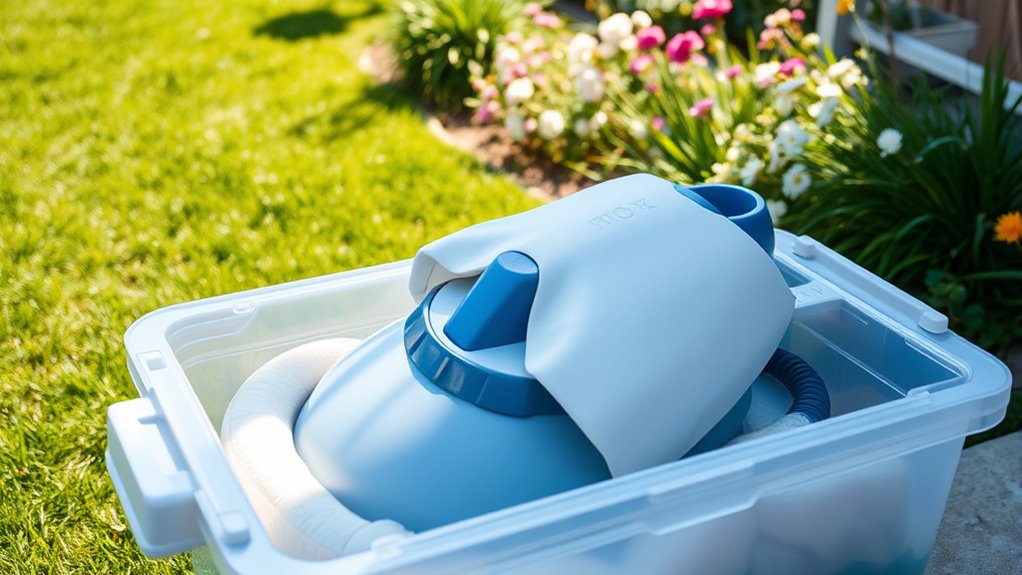 use protective storage solutions