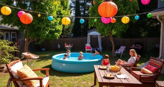 affordable backyard pool celebration