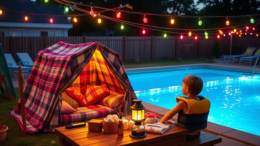 backyard pool summer camp
