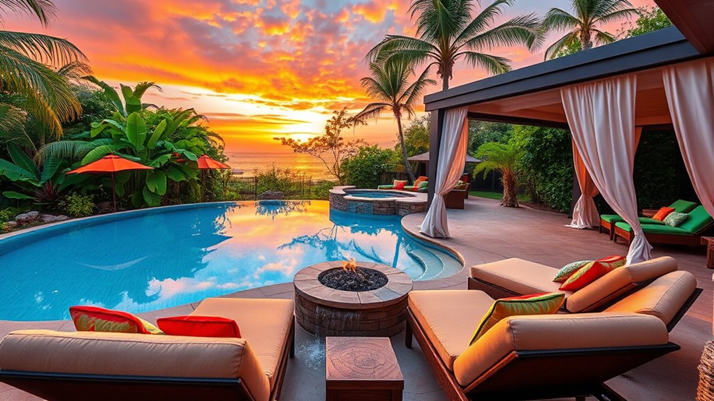 backyard resort pool experience