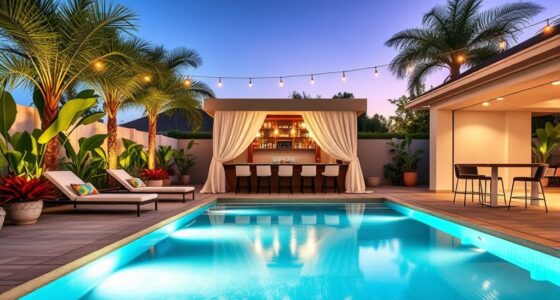 chic poolside decoration tips