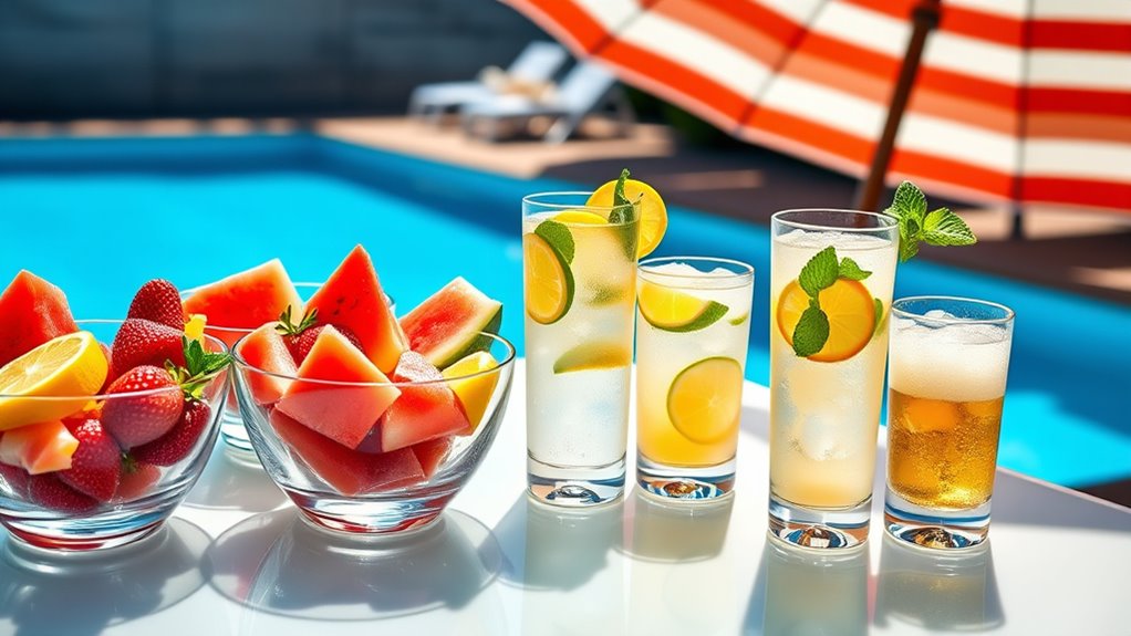 cool nutritious poolside snacks
