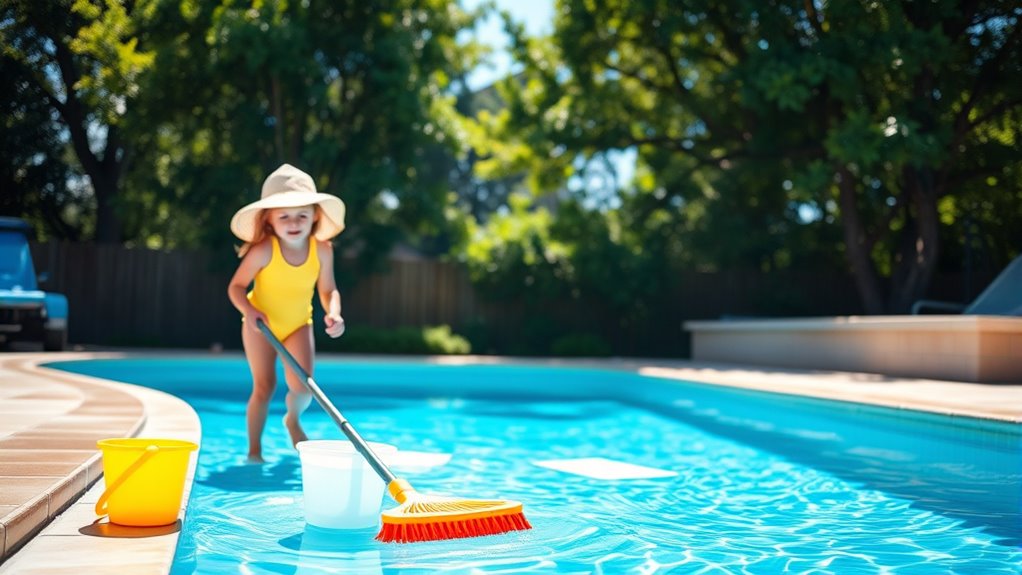 kids pool chores responsibility