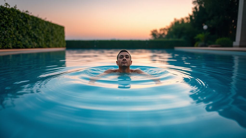 mindful swimming practice