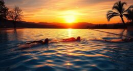 morning swim lifts spirits