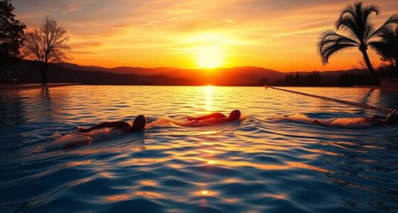 morning swim lifts spirits