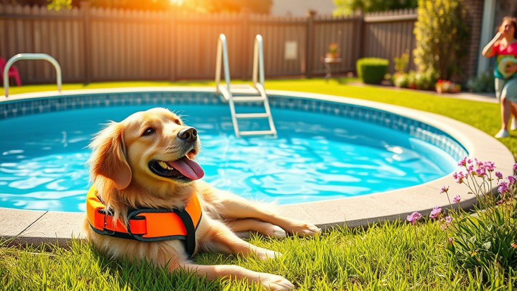 pet pool safety precautions
