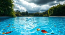 pool cleanup after rain