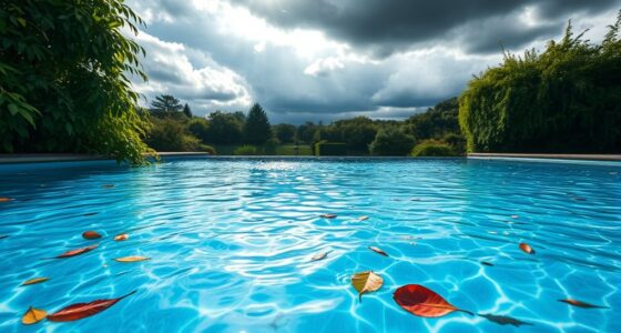 pool cleanup after rain