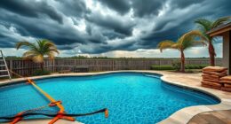 pool protection before hurricane