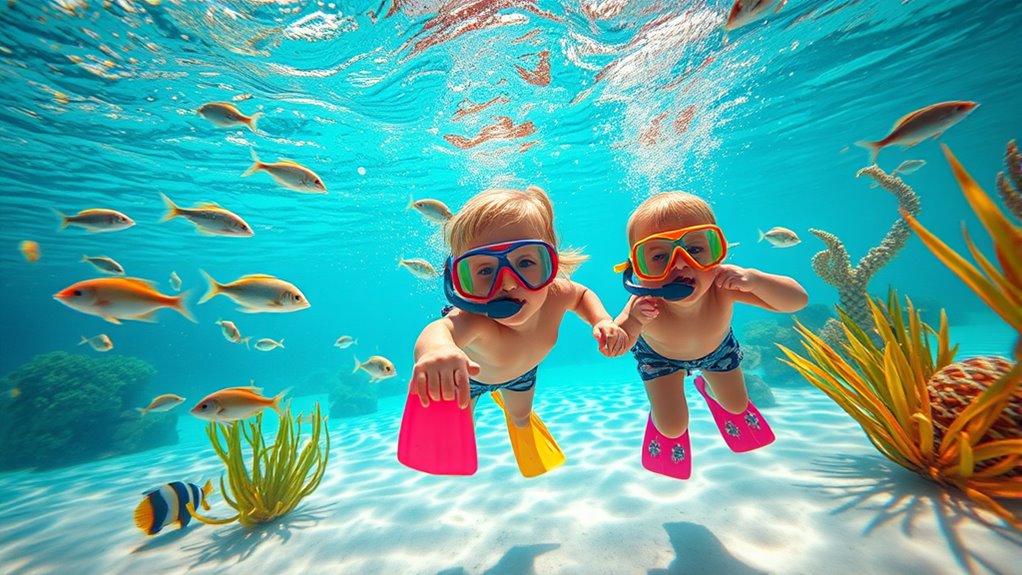 pool snorkeling for kids