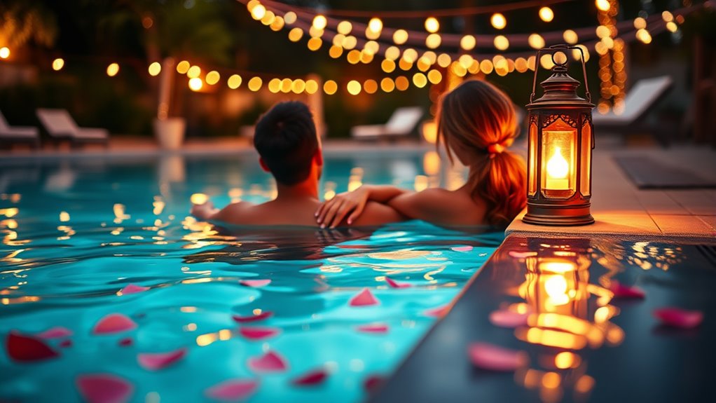 poolside cocktails and serenades