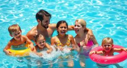 poolside family fun