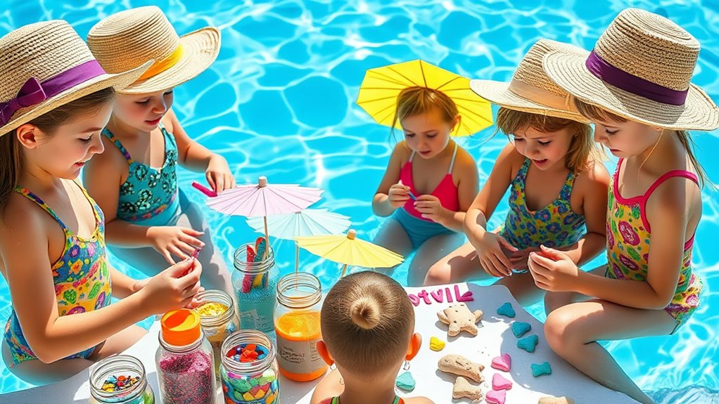 poolside kids craft activities
