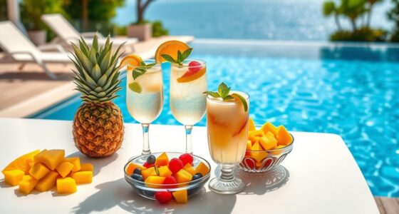 poolside refreshing snack ideas