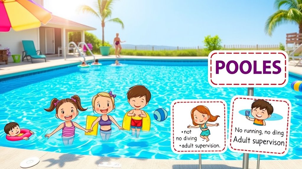 safe fun easy pool rules