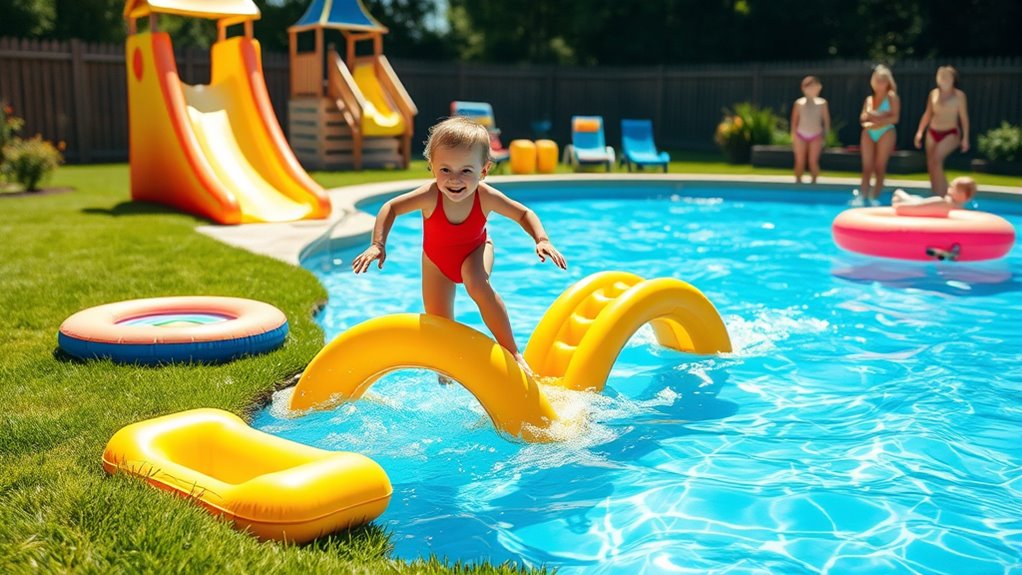 safety first water obstacle course