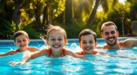 swimming boosts family health