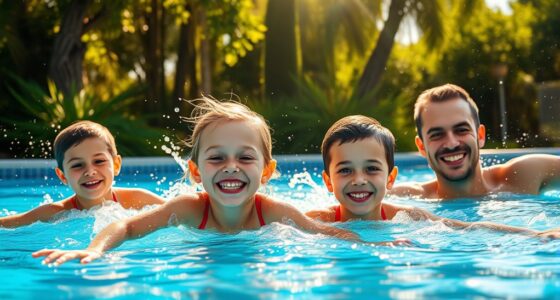 swimming boosts family health