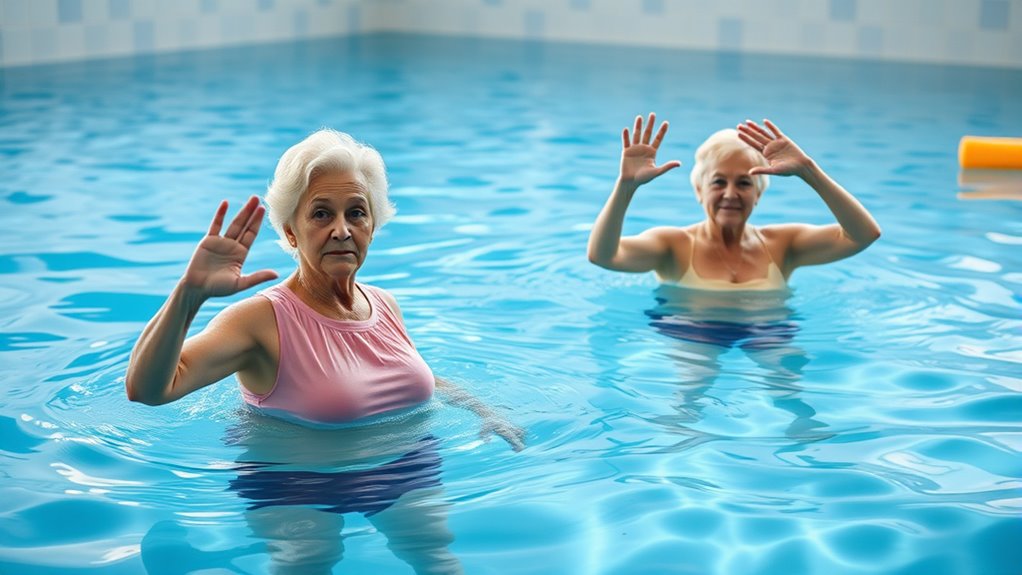 water based senior exercise benefits