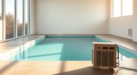 affordable endless pool heating