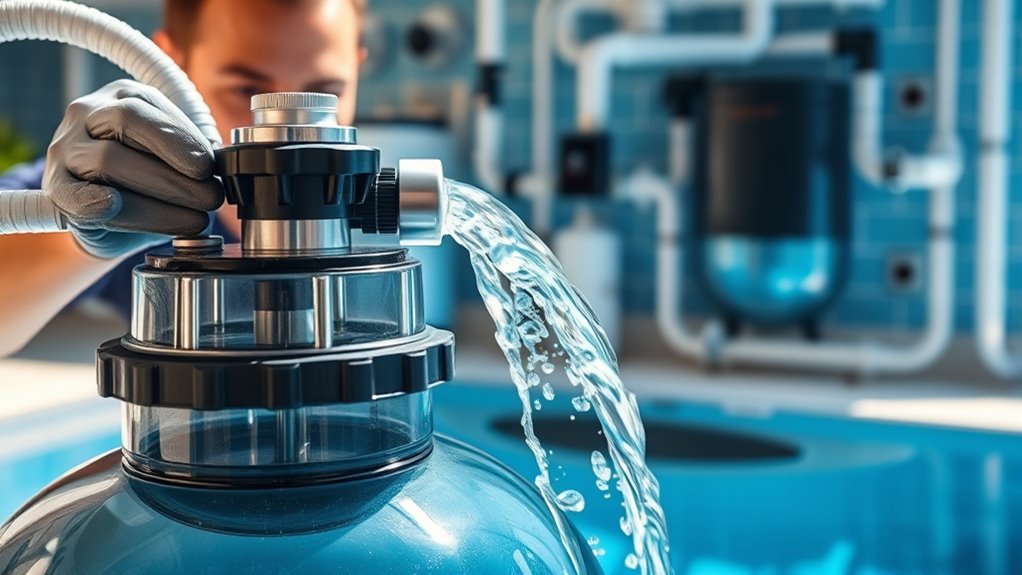 clean backwash rinse regularly