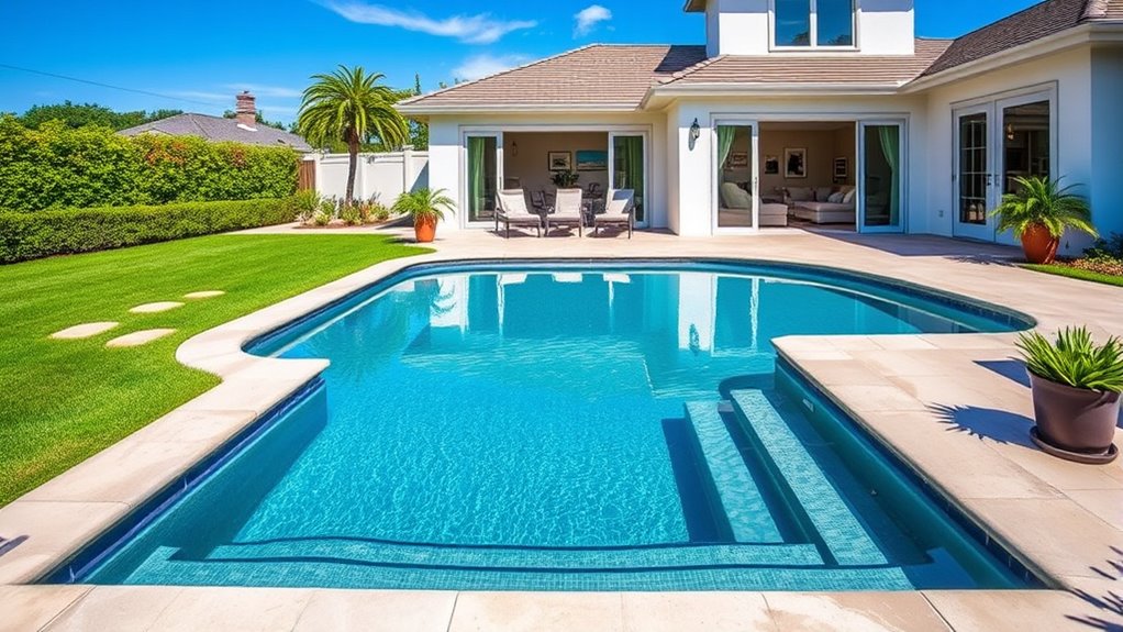 compact customizable backyard pools
