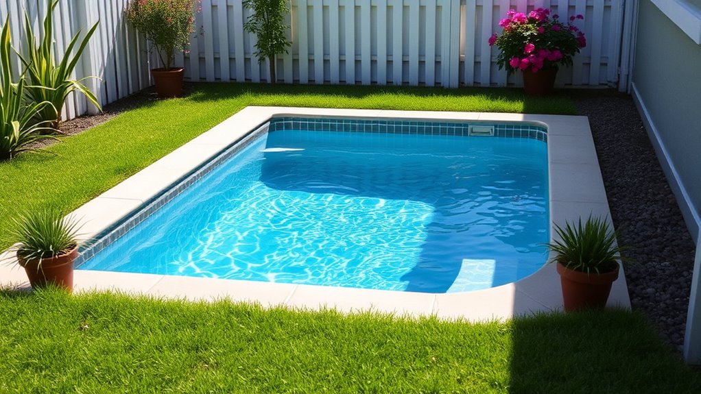 compact pool for small yards