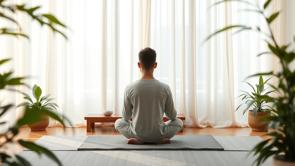 create calm meditation space