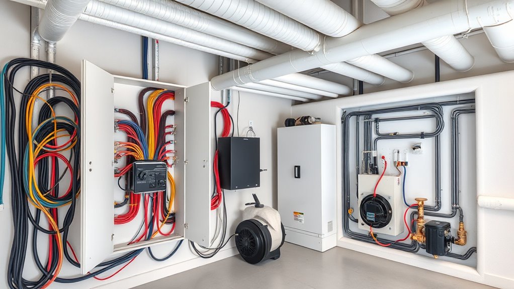 dedicated electrical power setup