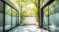 discreet privacy enhancing architectural features