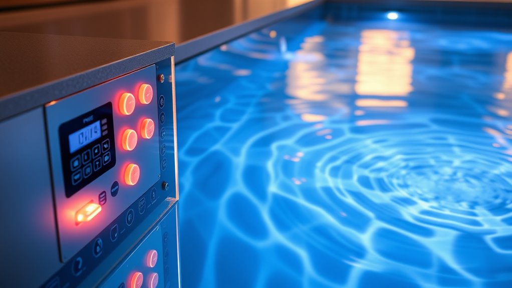 easy touchscreen swimming controls