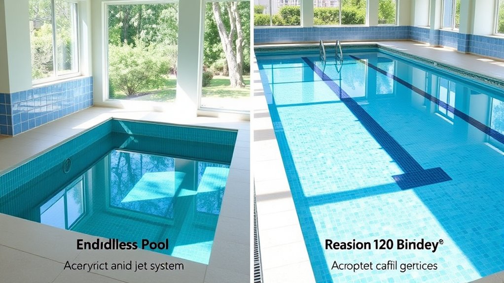 endless vs lap pool features