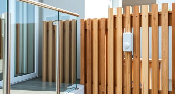 fence glass alarm safety