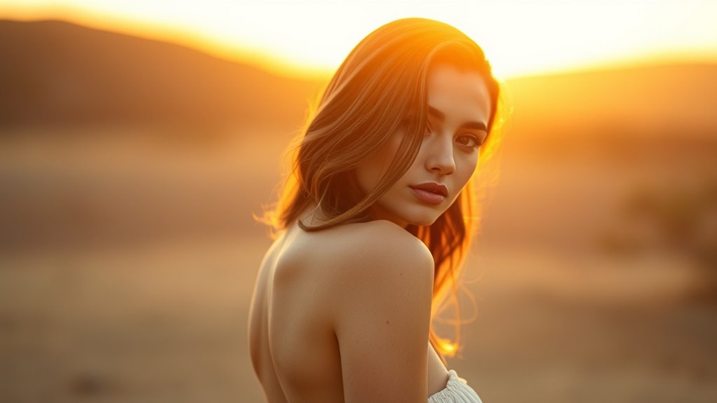 find flattering natural lighting