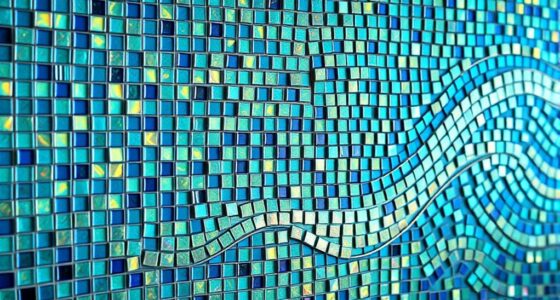 futuristic mosaic tile designs
