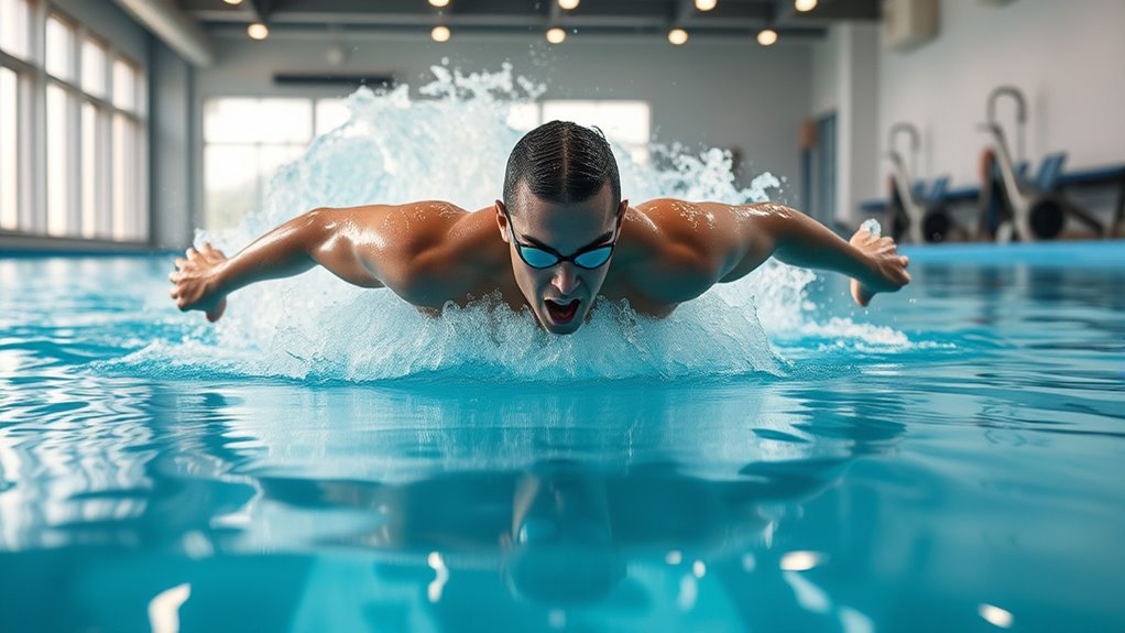 gradually reduce swim intervals