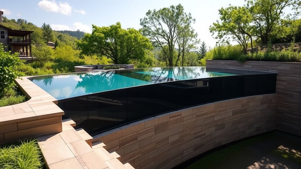 harmonious landscape retaining design