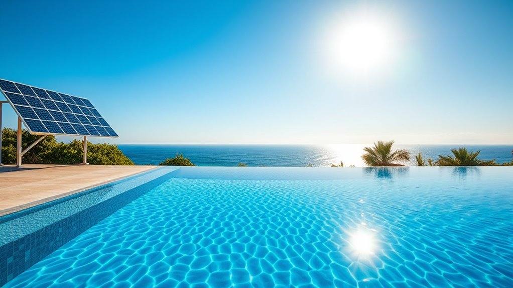 high infinity pool energy costs