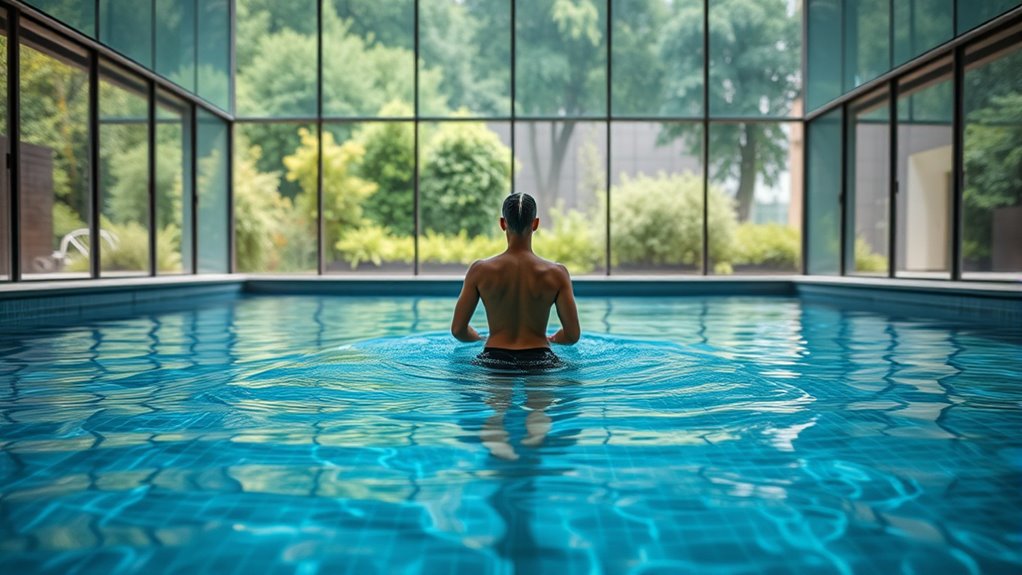 hydrotherapy recovery with pool