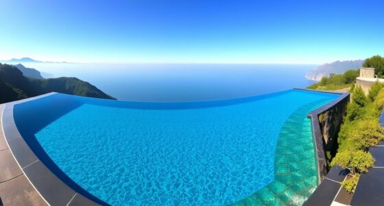 infinity edge placement considerations